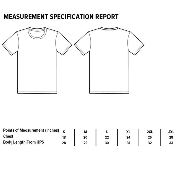 TR100 Size Chart