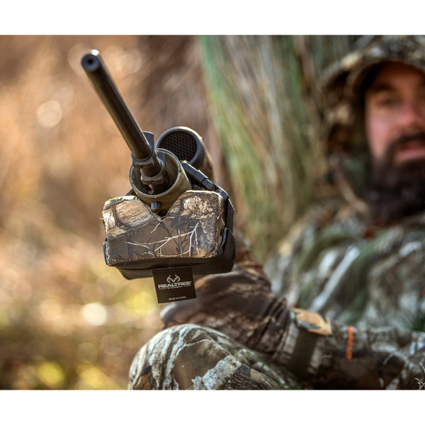 Realtree Edge Camo Gun Rest on Gun